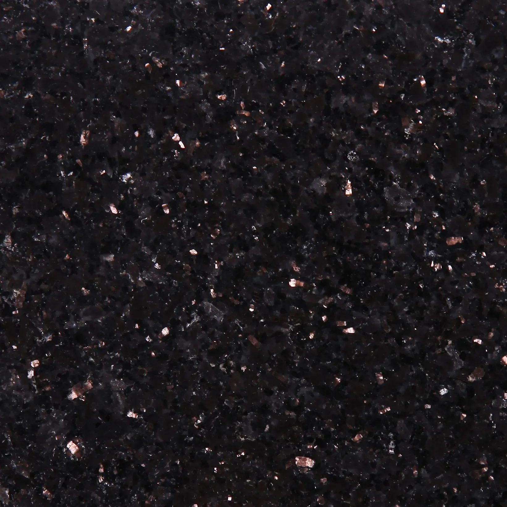 Black Galaxy granite slab surface