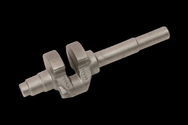 Forged crankshaft component